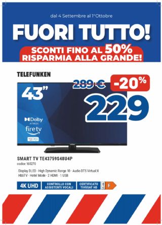 TV TELEFUNKEN TE43759S48U4P